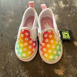 Vans Kids Multicolor Floral Glow Slip-On Sneakers